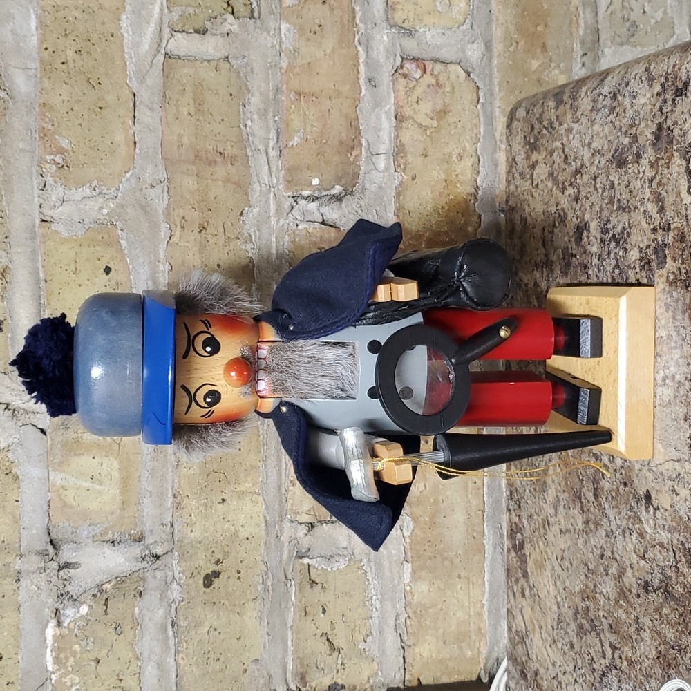Vintage STEINBACH German Wood Nutcracker Dr. Watson